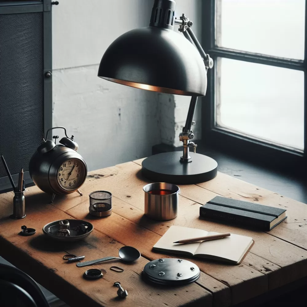 biurko styl industrialny