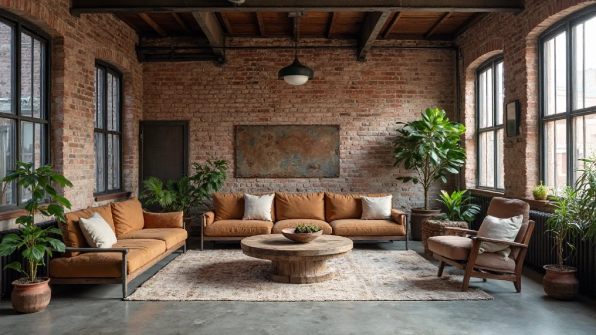 dom styl industrialny