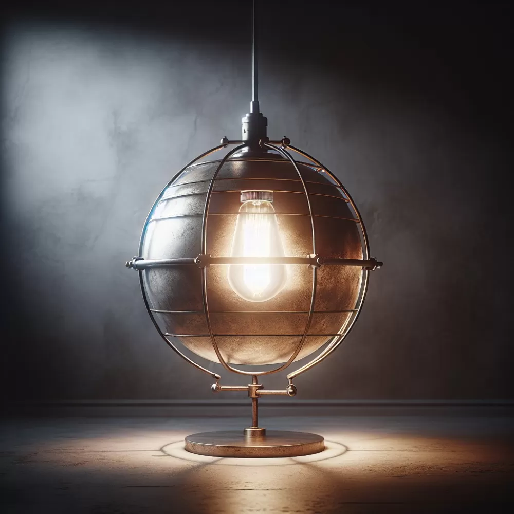 lampa styl industrialny
