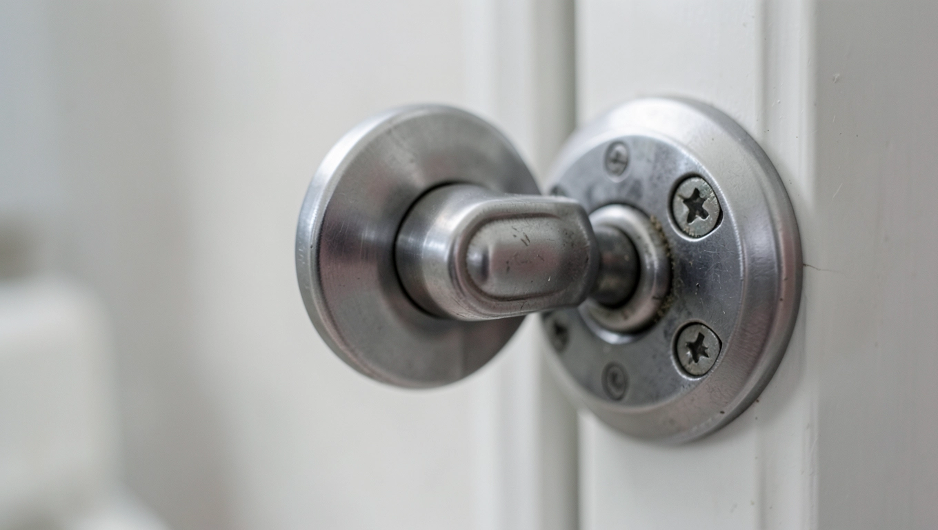 Rozeta i tarcza w konstrukcji klamki