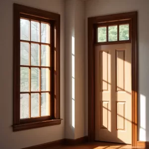 Brązowe Okna Jakie Drzwi Wewnętrzne