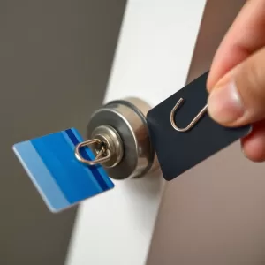Jak otworzyć zamek w drzwiach pokojowych