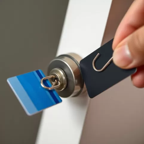 Jak otworzyć zamek w drzwiach pokojowych