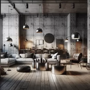 styl industrialny nowoczesny