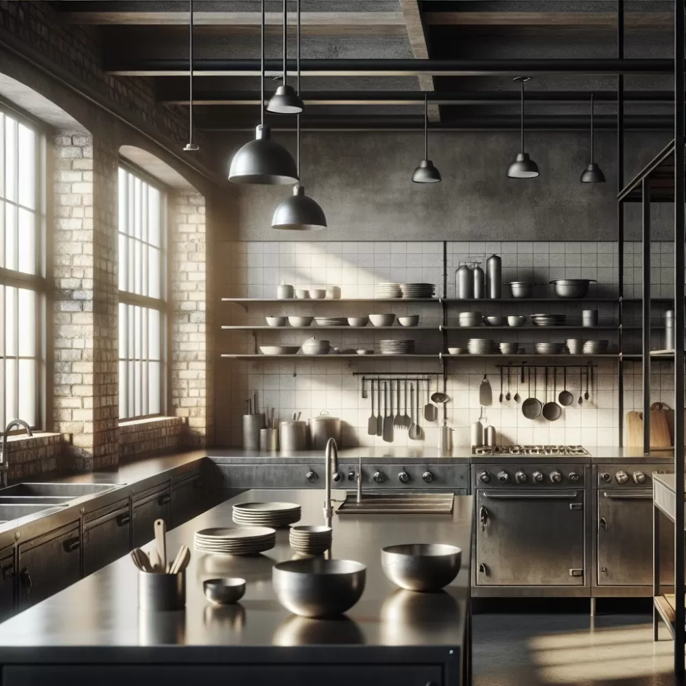 styl industrialny kuchnia