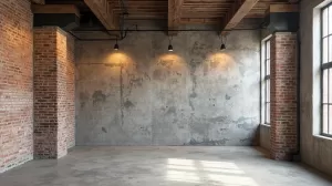 Kolory ścian w stylu industrialnym