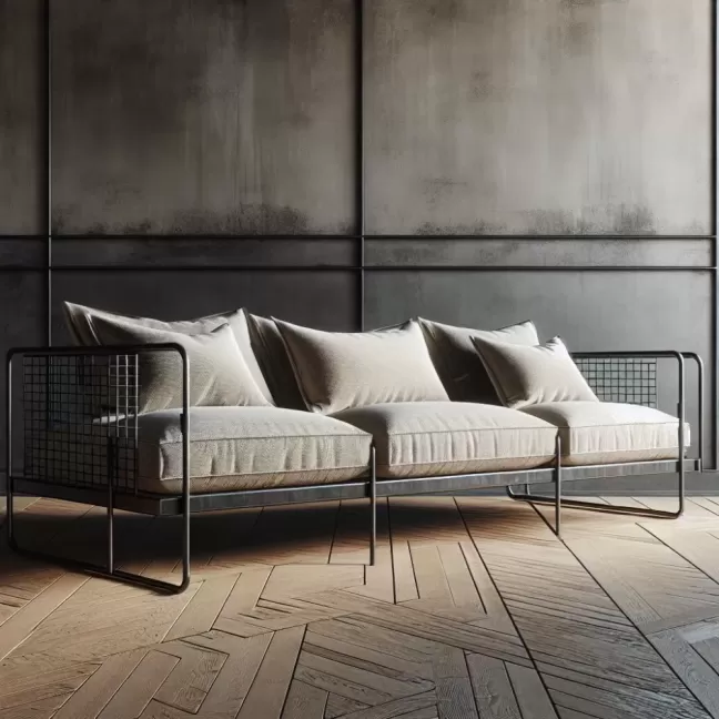 sofa styl industrialny