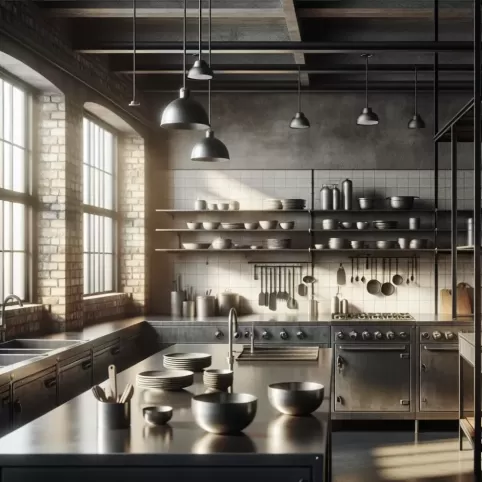 styl industrialny kuchnia