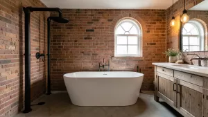 styl industrialny łazienka w stylu loft